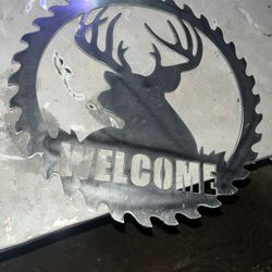 Deer welcome Sign - Large 