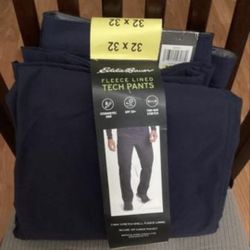 Eddie Bauer Men's Fleece Lined 2-Way Stretch Tech Pant