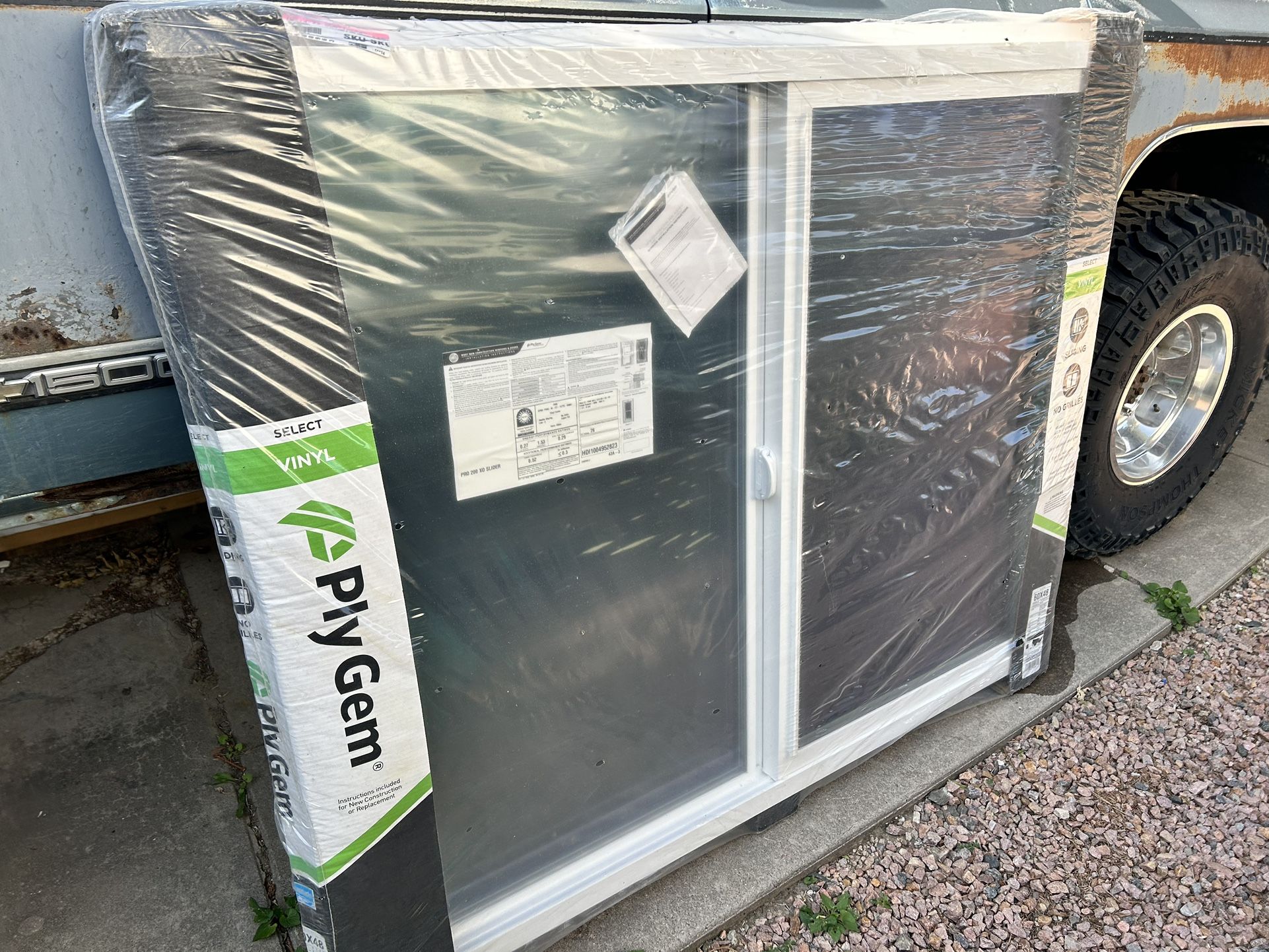 “New” Ply Gem 60”x48” Slider Window