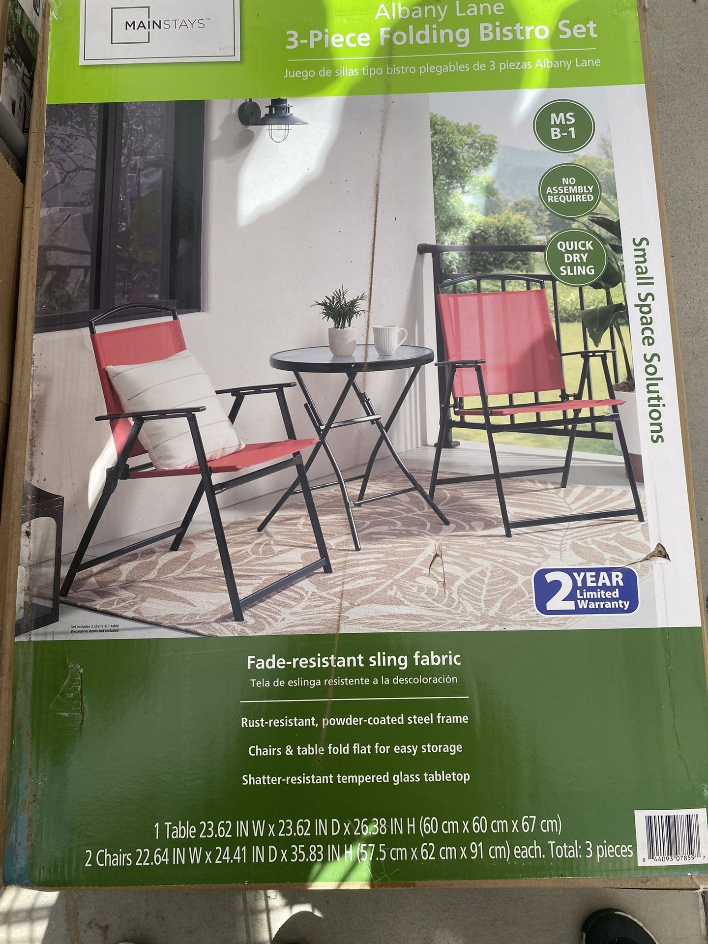 3-Piece Outdoor Patio Furniture