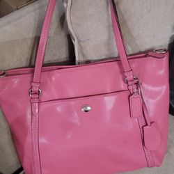 Coach Purse Pick-up Leather 