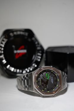 G-SHOCK GA2100 AP ROYAL OAK WITH GREEN ACCENTS