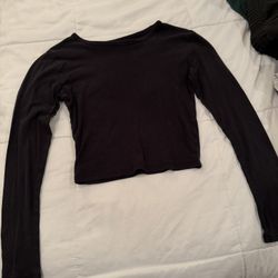 Black Long Sleeve - PINK 