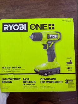 Brand new Ryobi drill kit