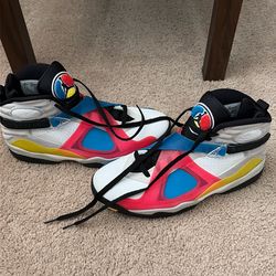 Air Jordan 8 Retro Se White/black/red/orbit