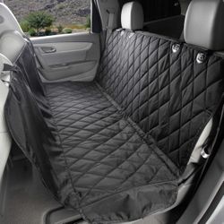 #224 Amazon Basics Dog Backseat Cover Hammock Waterproof Layers Nonslip Seat Protector 58”x54”