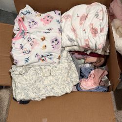 Box Of Babygirl Clothes