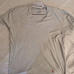 Polo Ralph Lauren T Shirt Mens XL Classic Fit Gray Cotton Short Sleeve Crewneck