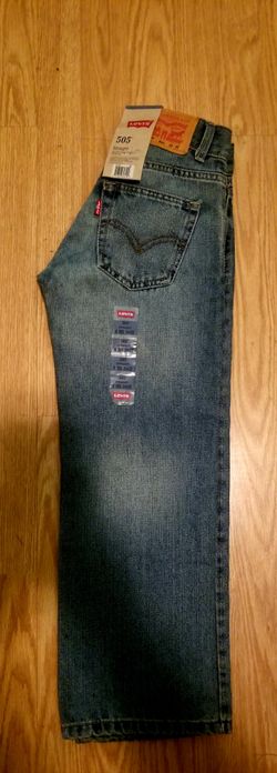 Levi 505 jeans..Youth size 24x22..Brand New!