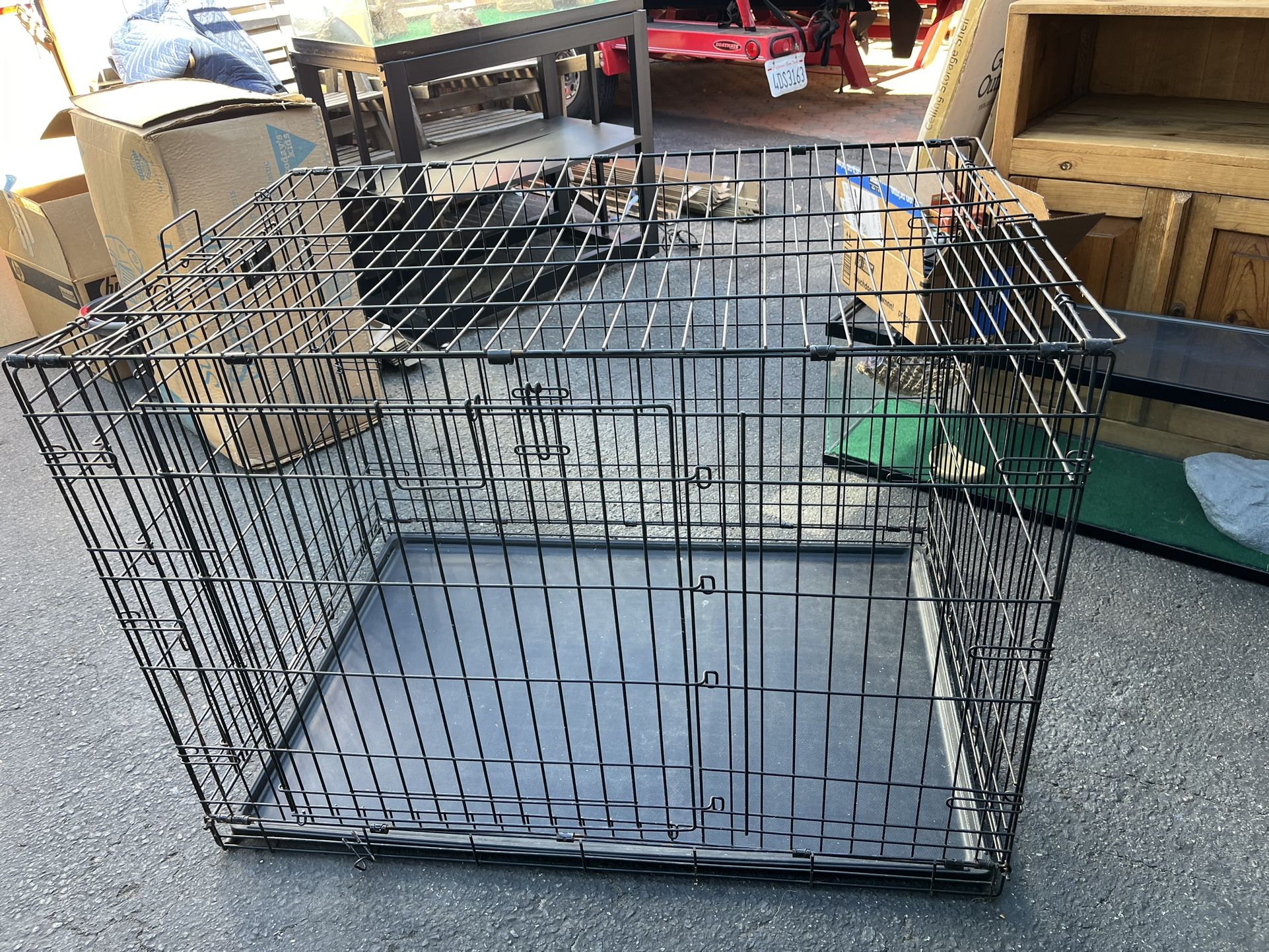 42" Extra Large Dog Kennel Double Door