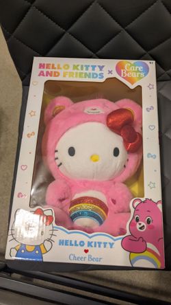 Hello Kitty x Care Bears Cheer Bear Plush