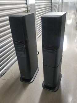 Sony Sa-va100 Surrounded Sound Speaker Yaoe And Cd Player