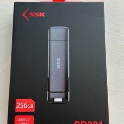 SSK 256GB External SSD-USB 1000MB/s - SD301 PRO - NEW