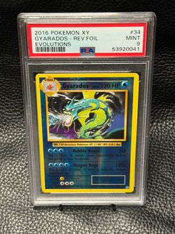 GYARADOS REVERSE 34/108 2016 EVOLUTIONS PSA9