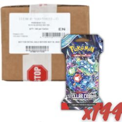 Stallar Crown Sealed Case 144 Sleeved Booster Packs 