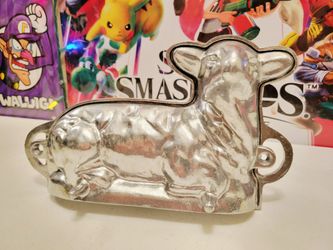12" Cast Aluminum Baby Lamb Cake Pastry Bake Ware Oven Mold Pan