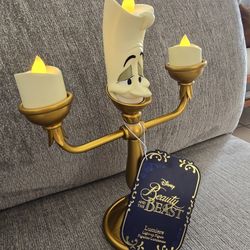 Disney Parks Exclusive Beauty and the Beast 11" Light-Up Lumiere Candlestick  Figure 