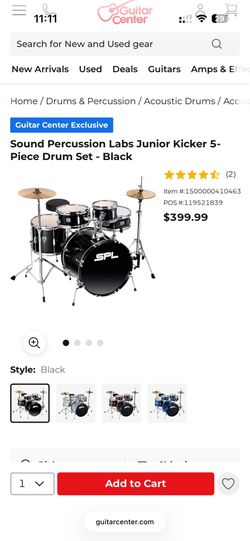 SPL kids / junior drum set,