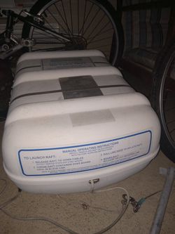 Switlik M D-2 6200-6 Boat/yacht Offshore 6 Person Life Raft And Mount.