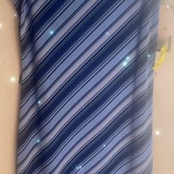 Blue Striped Ladies Dress (size M)