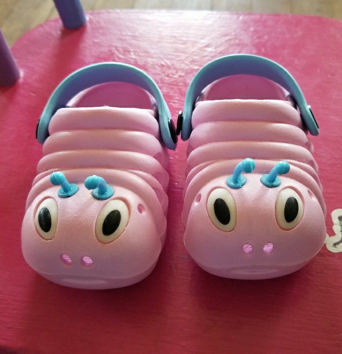 Brand new little girl's crocs