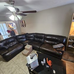 Big Sectional Leather Couch