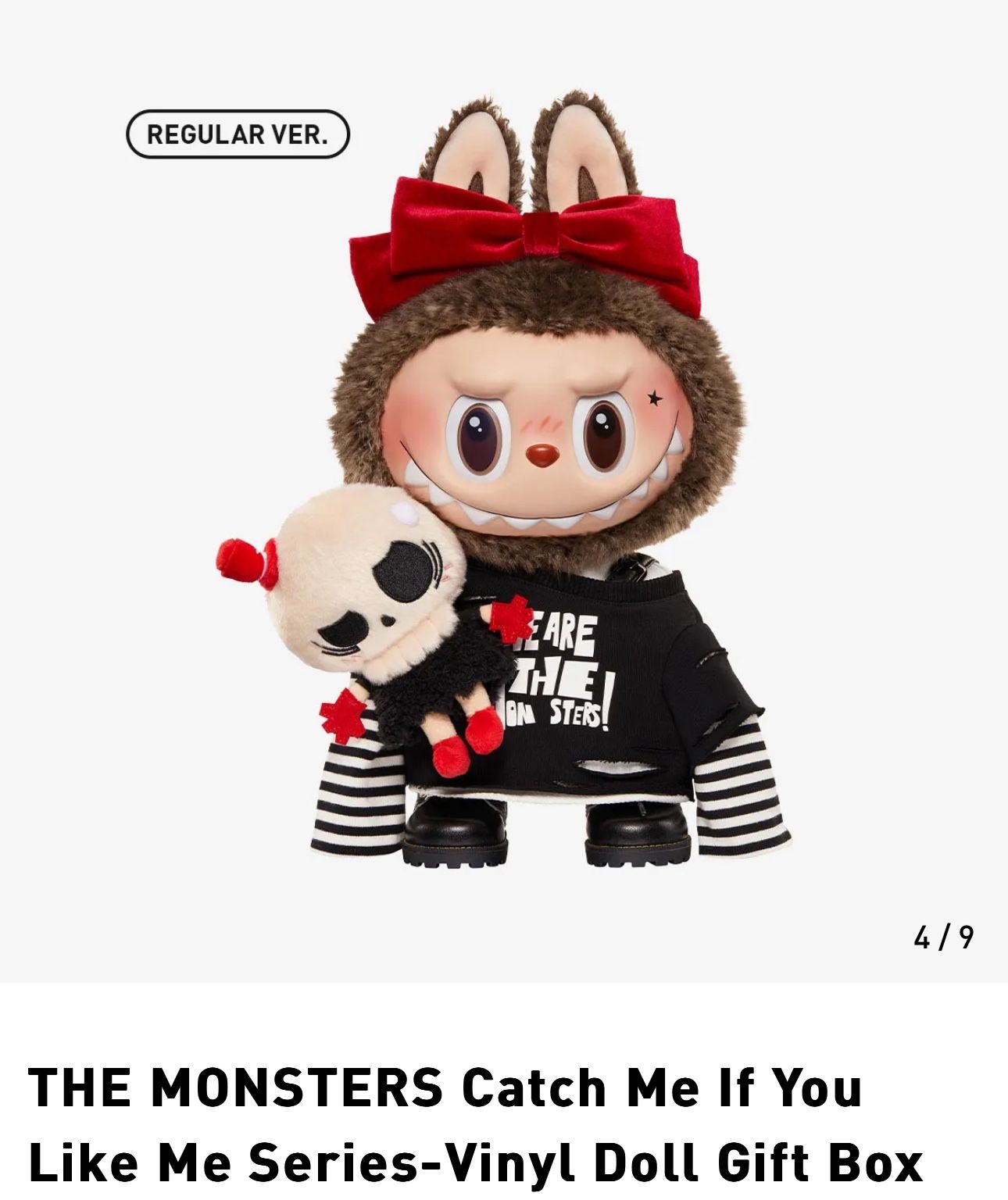 POPMART Labubu Monster Catch Me Large Plush
