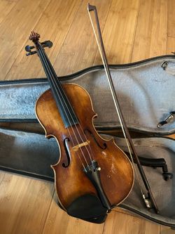 3/4 Violin with bow and shoulder rest