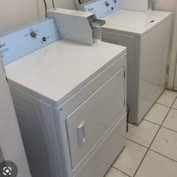 WHIRLPOOL COIN OPERATED WASHER AD DRYER SET