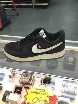 Nike Air Force 1 Low Black Suede Sneaker