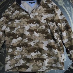 Men Tommy Hilfiger Quarter Zipup Sweater Size XXl