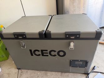 ICECO VL60 dual zone fridge with cover