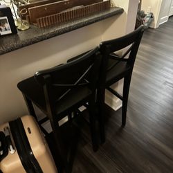 IKEA BLACK BAR STOOL 