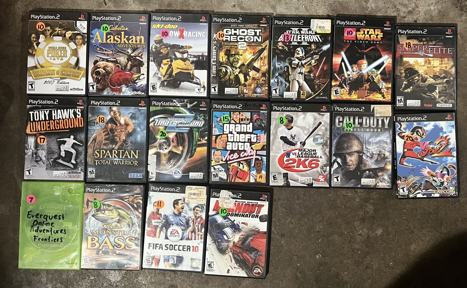 Ps2 Games Each Games Priced On Games