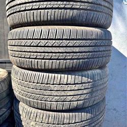 225/55r18 Falken Tires Cón 80% De Vida Las 4 