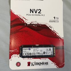Kingston 1tb NV2 PCIe 4.0 NVME M2