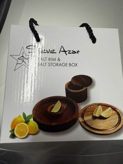 Steve Azar Salt Rim & Salt Storage Box Set
