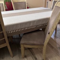 6 Chair Dining Room Table 