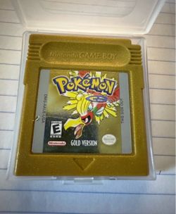 Pokémon Gold Version Game Boy Cartridge