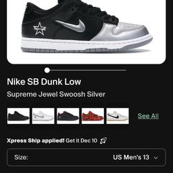 Brand New Supreme Dunks 