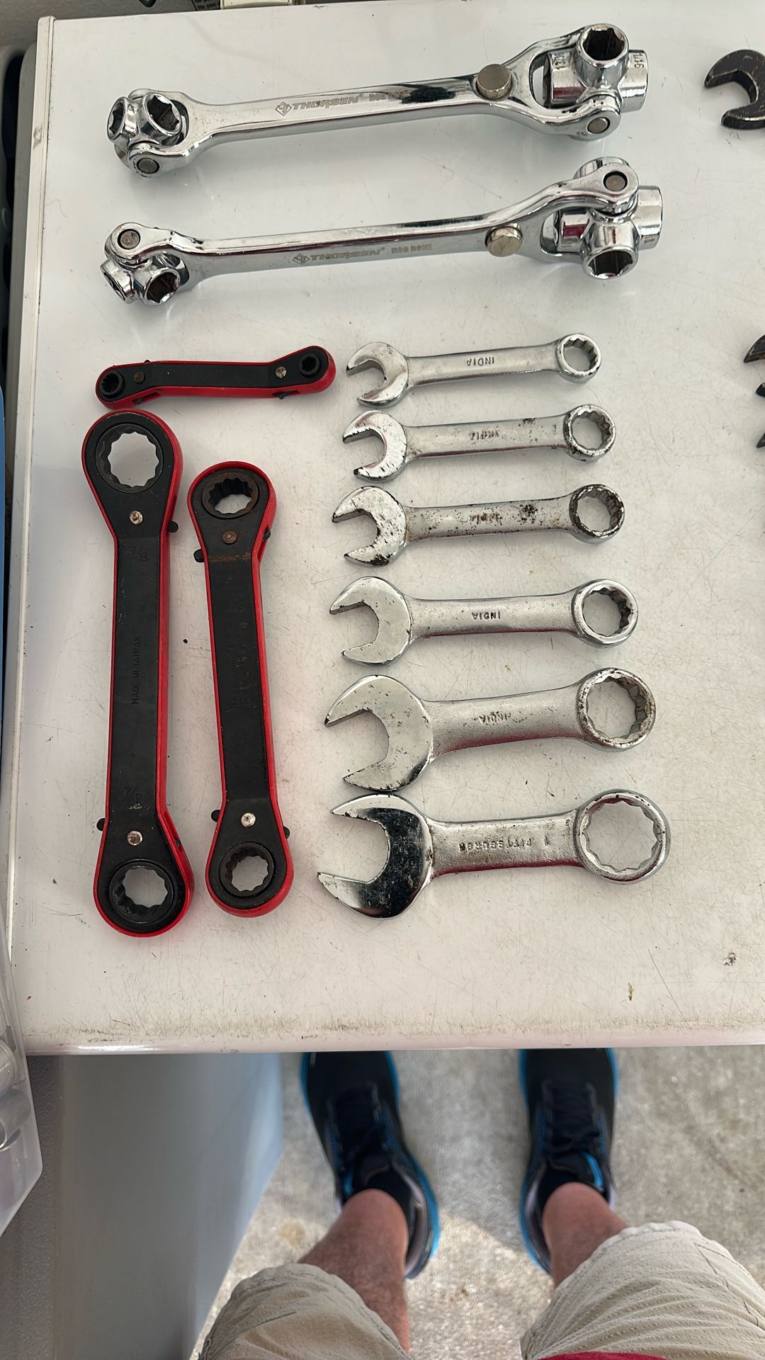 Wrench Sets Husky, Pittsburgh. Thorsen And Miscellaneous 