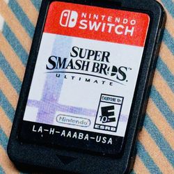 Super Smash Bros  (Nintendo Switch, 2018) Cartridge Only Tested Fast Shipping