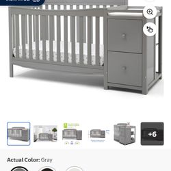 brand new crib with changing table 