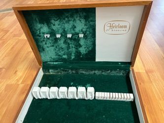 Vintage wooden silverware box or storage