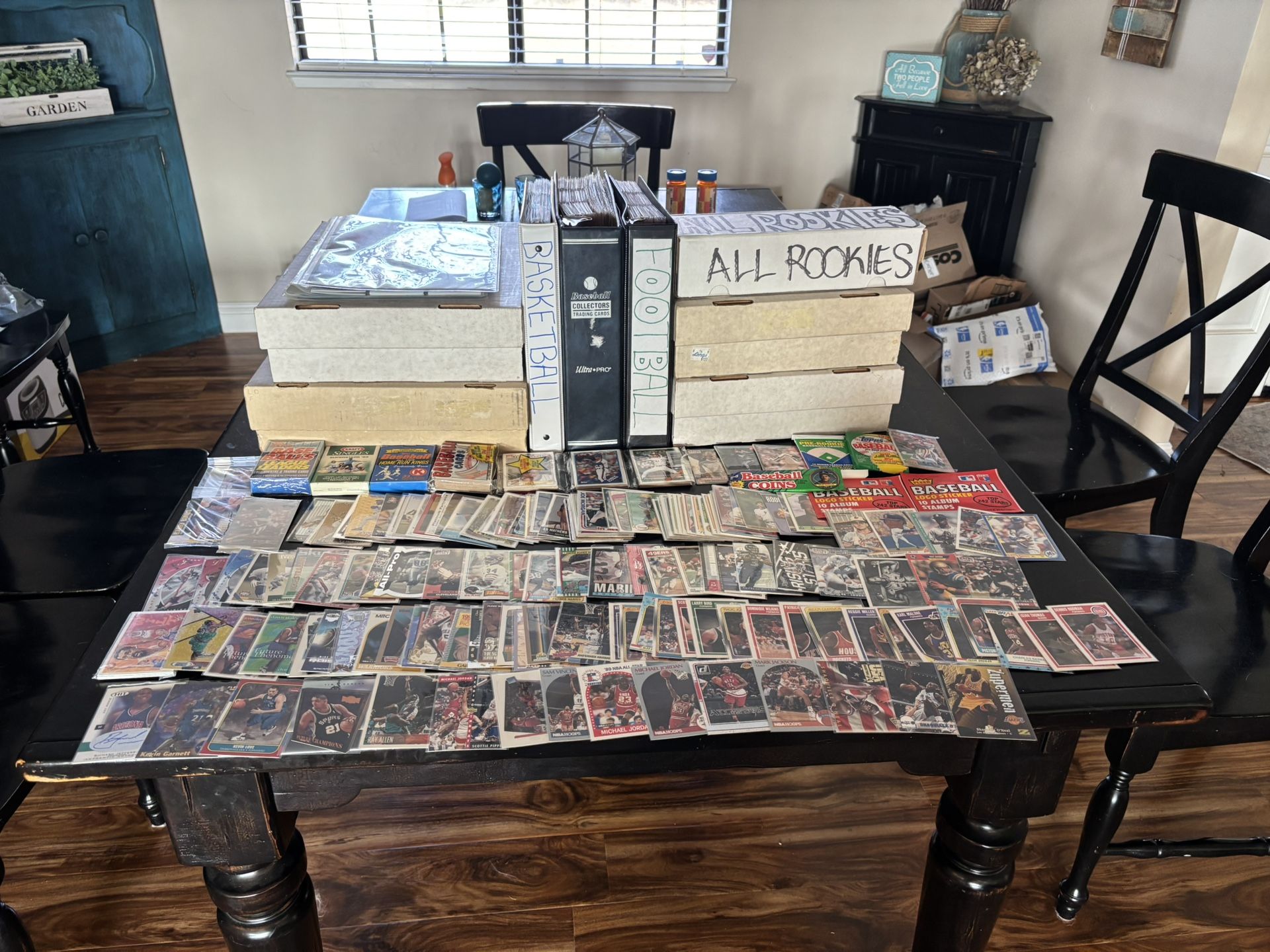 Massive Garage Sale/Storage Locker Sports Card Collection (Baseball, Football, Basketball)