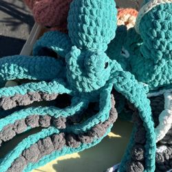 Crochet Octopus   Beautiful In Different Colors
