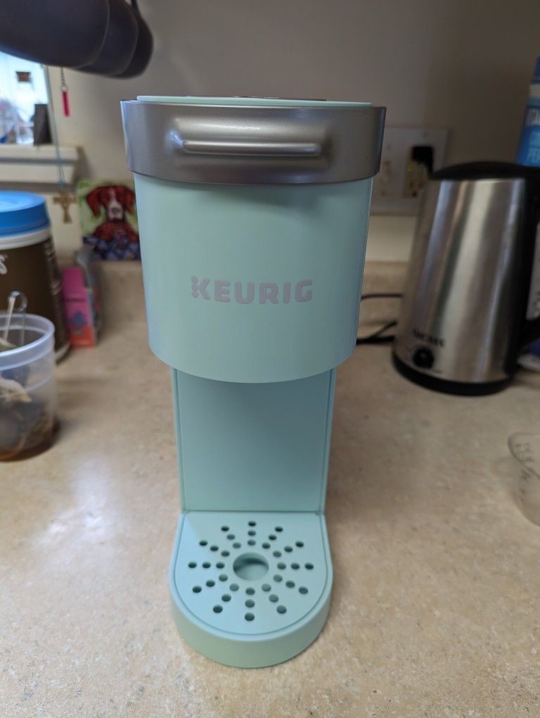 Keurig-K Mini, Single Serve Coffee Maker, Robins Egg Blue