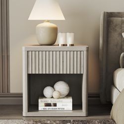 Modern Nightstand – Good Condition (Small Dent) – $60 OBO