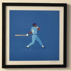Pair of Bo Jackson Framed Illustrations
