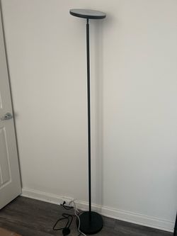 Black LED Floor Lamp